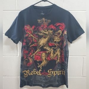 Rebel Spirit Ebroidered T-Shirt